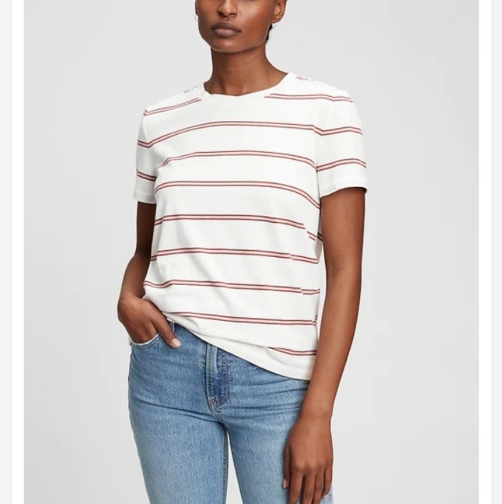 GAP Vintage Striped Tee SzMed